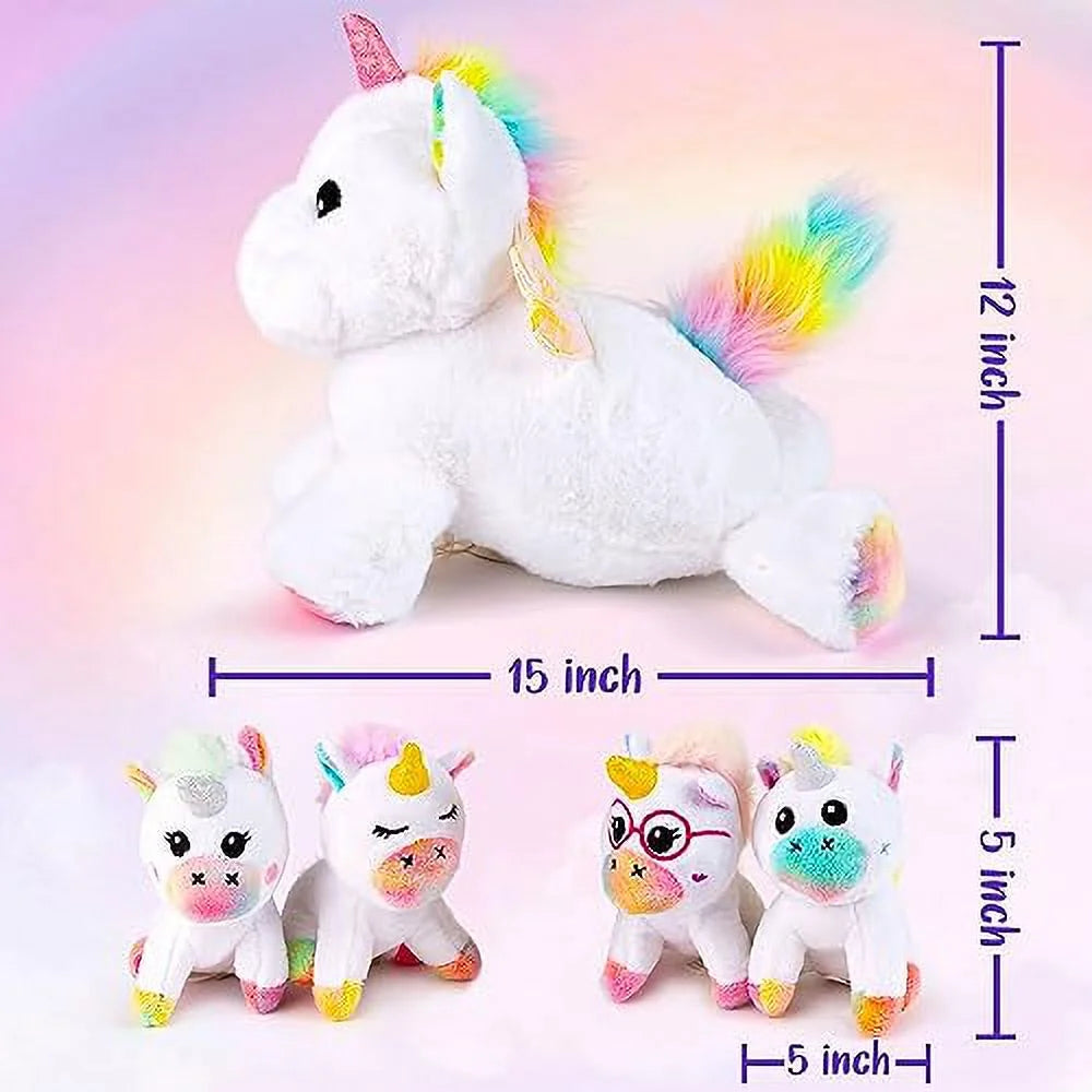 5-in-1 Surprise Unicorn Plush