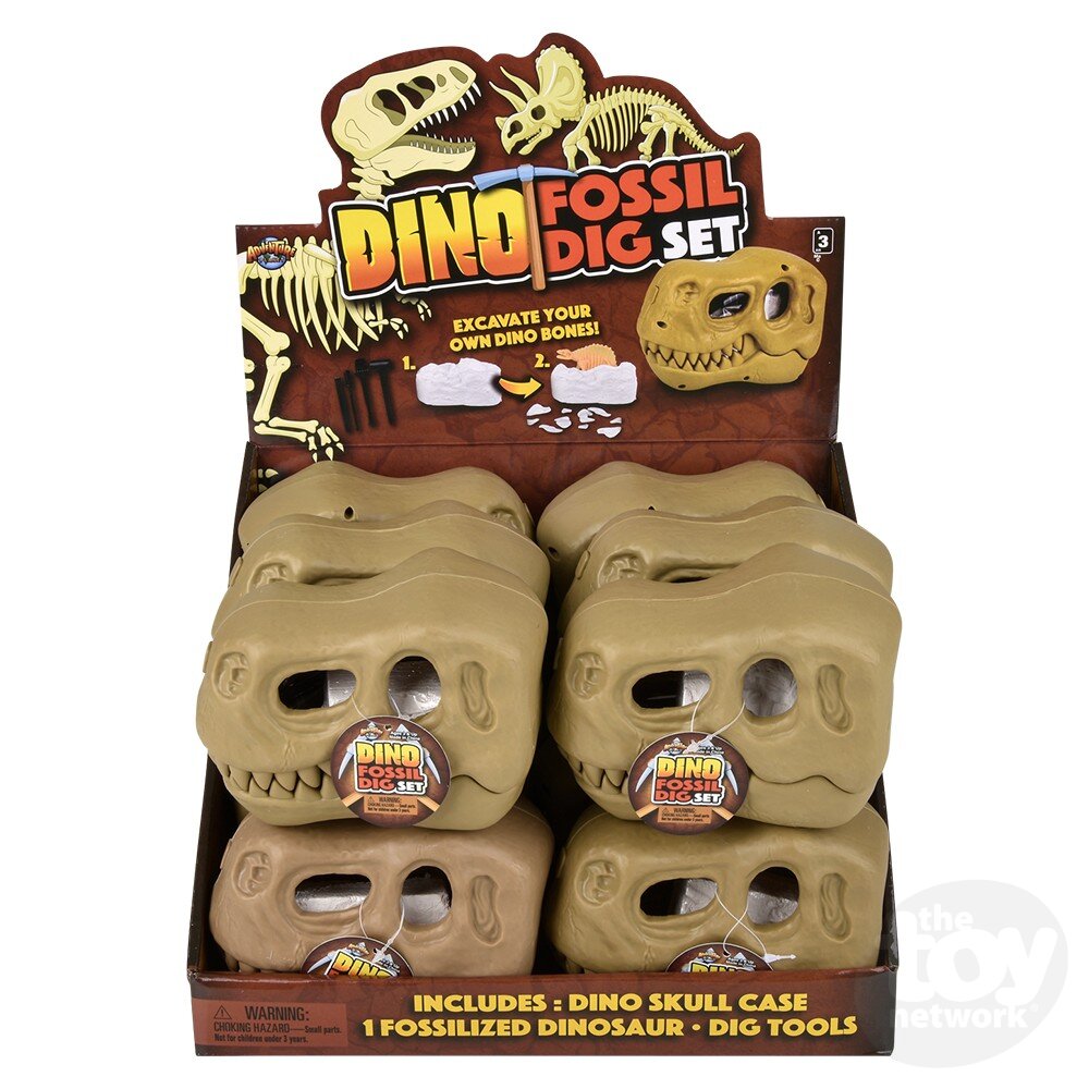 6" Dinosaur Fossil Dig Set